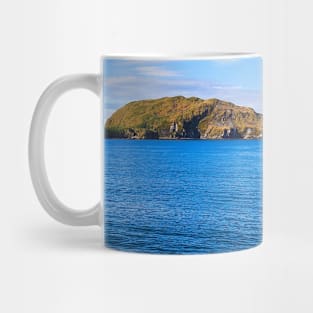 ICEBERG, GRASS HILL AND BLUE OCEAN Mug